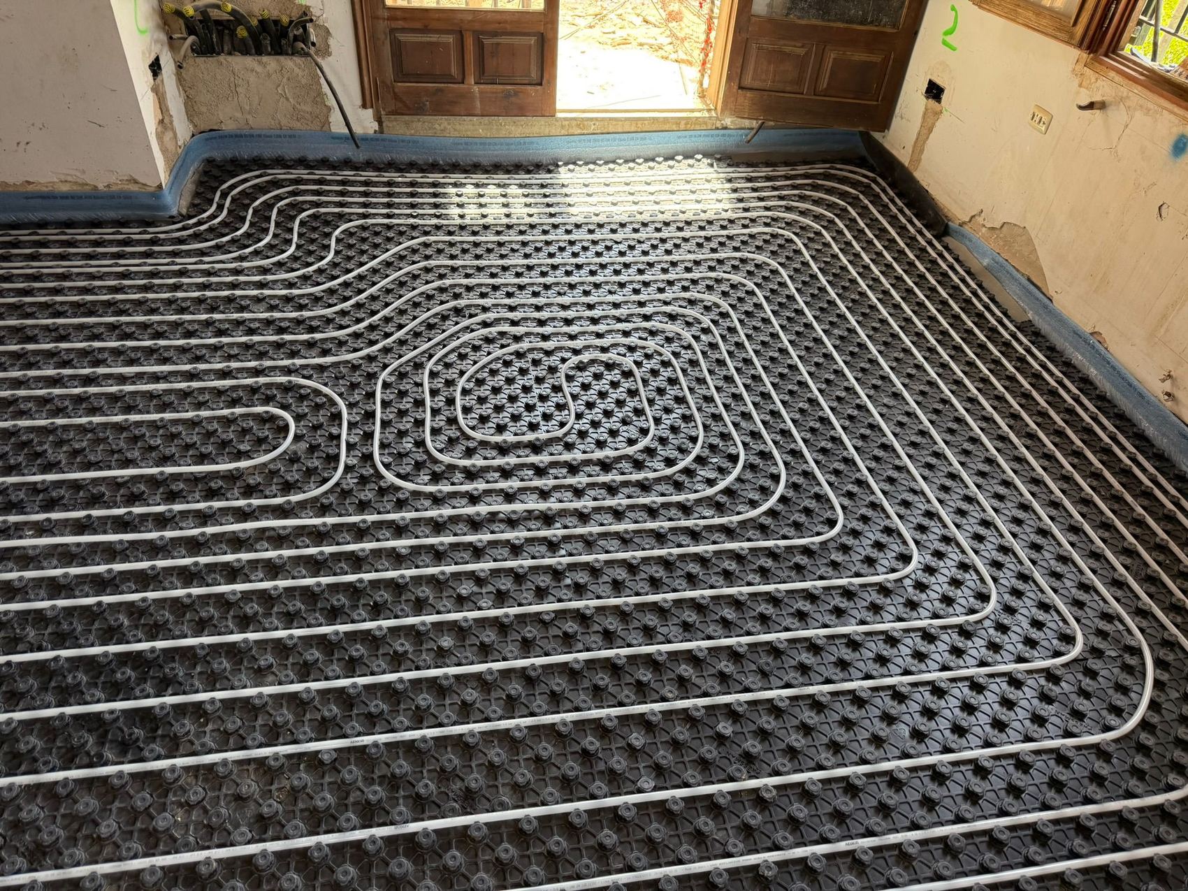 Instalación técnica de suelo radiante